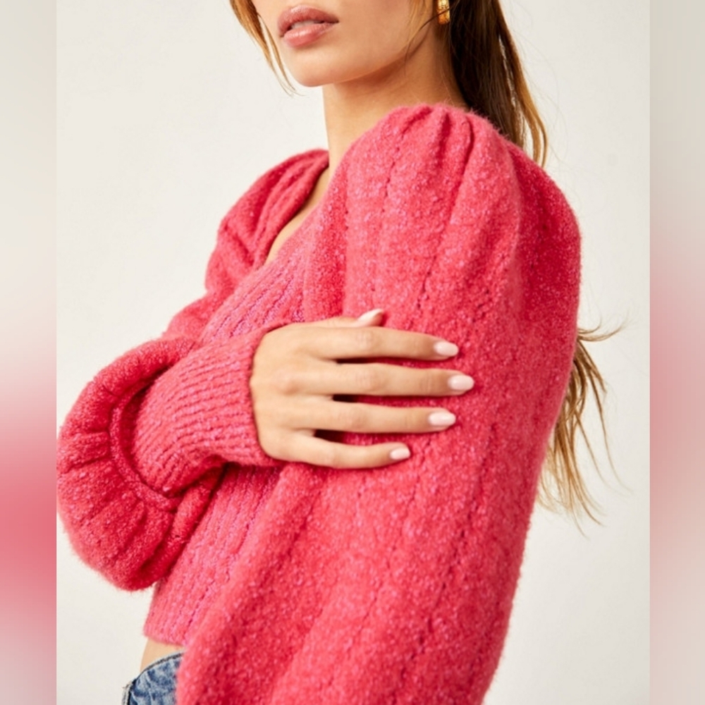NEW FREE PEOPLE | $98 Katie Pullover Sweater - Picture 6 of 8